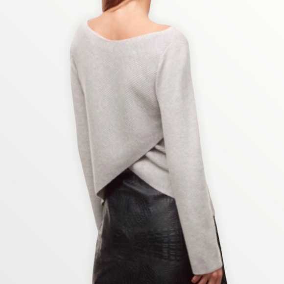 Babaton Sweaters - Babaton | Aritzia Cream Wool/Linen Blend Kitano Sweater Size Small